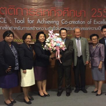 ร่วมแสดงความยินดีกับ ดร.สัมพันธ์ ศิลปนาฎ อุปนายกสมาคมสหกิจศึกษาไทย