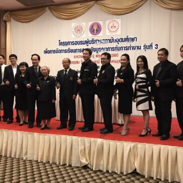 คณะผู้บริหารจากมหาวิทยาลัยราชพฤกษ์ อบรมหลักสูตร (WiL) รุ่นที่ 3